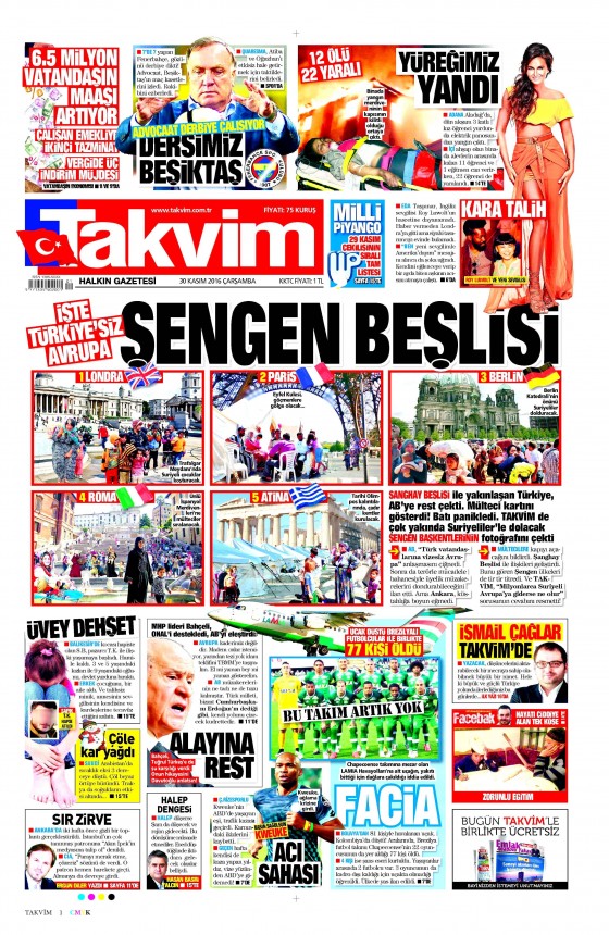 Gazete manşetleri (30.01.2016) - 14