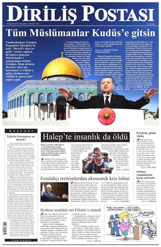 Gazete manşetleri (30.01.2016) - 16