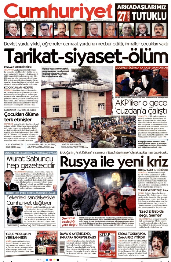 Gazete Manşetleri (01.12.2016) - 11
