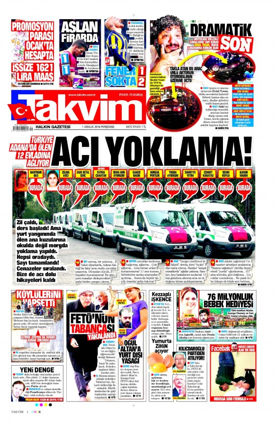 Gazete Manşetleri (01.12.2016) - 14