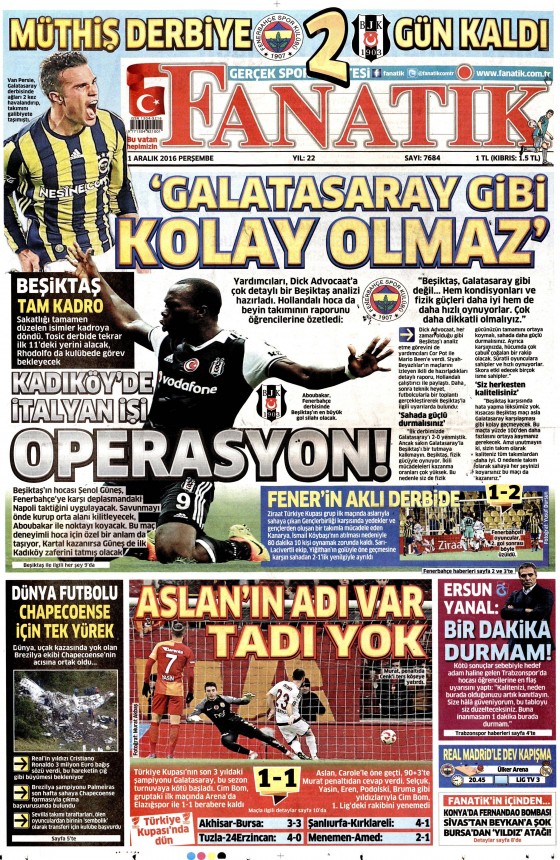 Gazete Manşetleri (01.12.2016) - 16