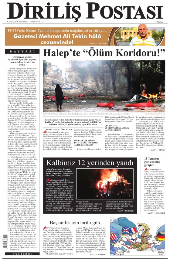 Gazete Manşetleri (01.12.2016) - 17