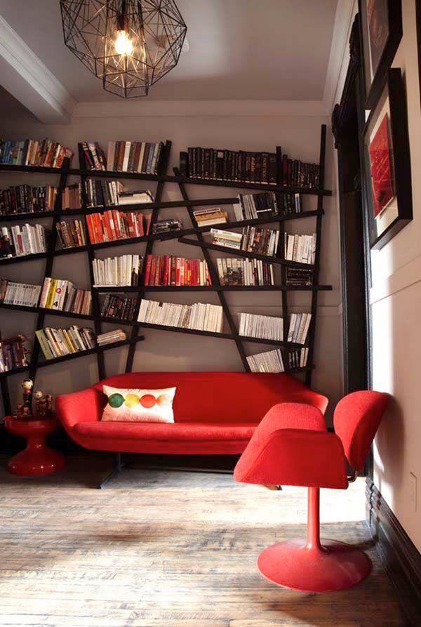 Tasarım harikası kitaplıklar - 46
