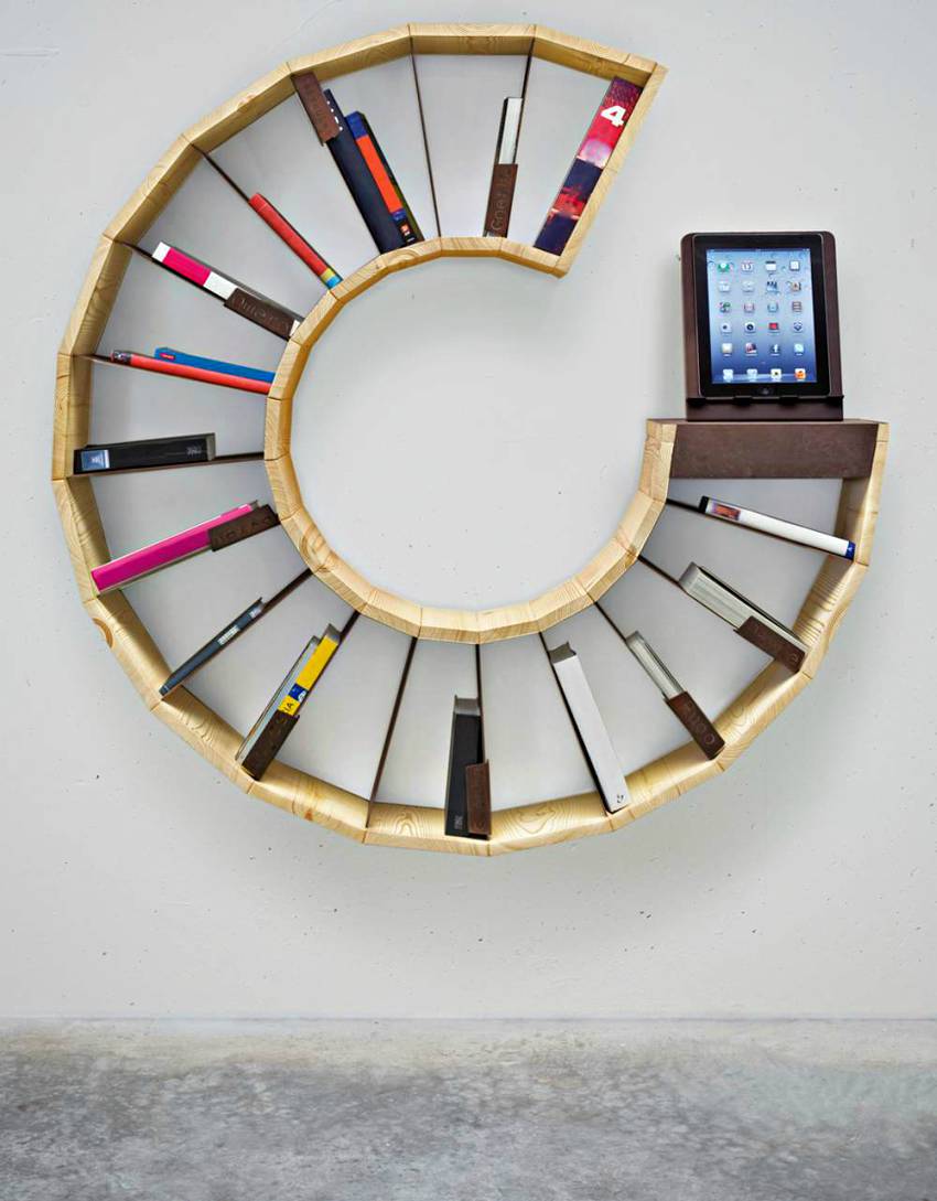 Tasarım harikası kitaplıklar - 48