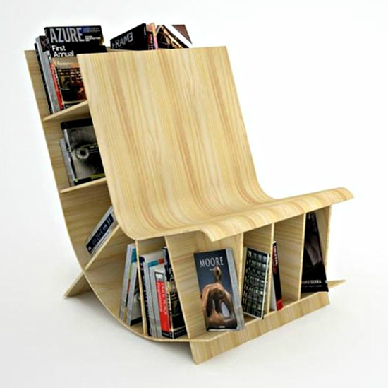 Tasarım harikası kitaplıklar - 58