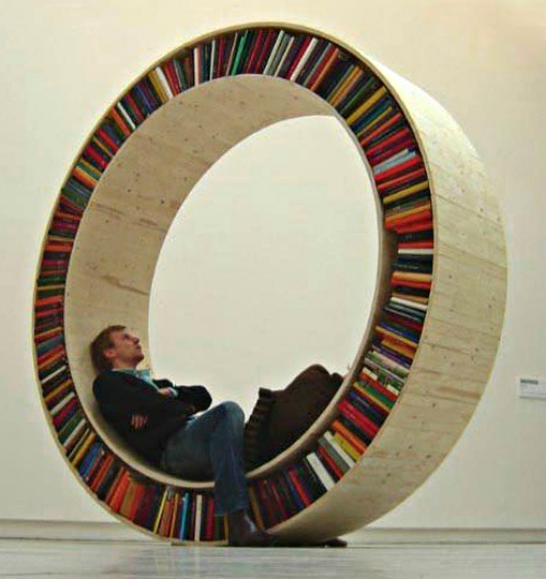 Tasarım harikası kitaplıklar - 56