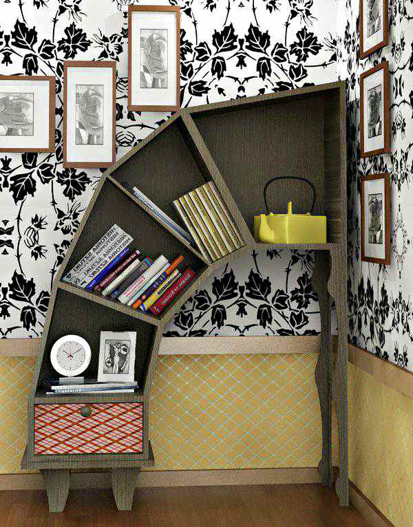 Tasarım harikası kitaplıklar - 61