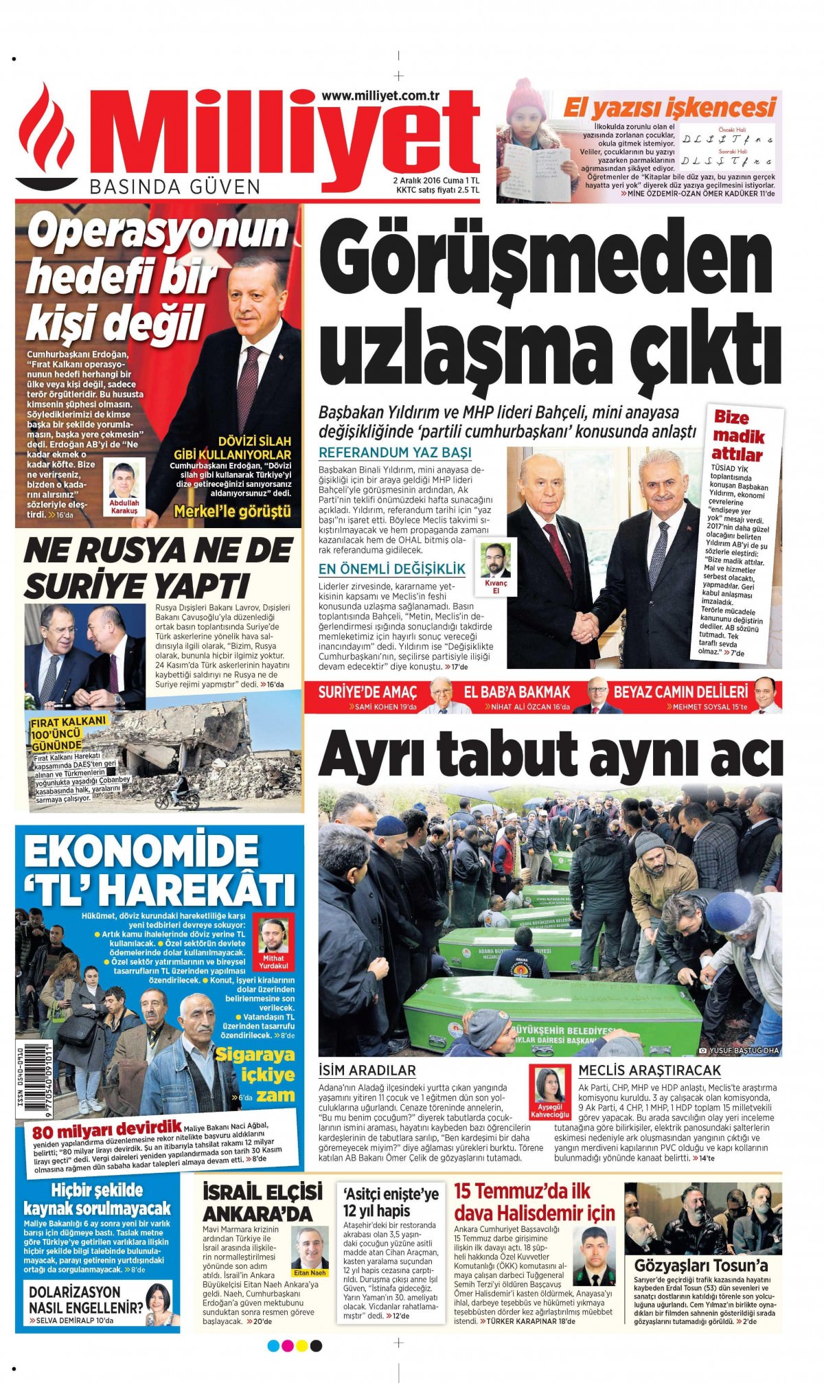 2 Aralık  2016 gazete manşetleri - 20