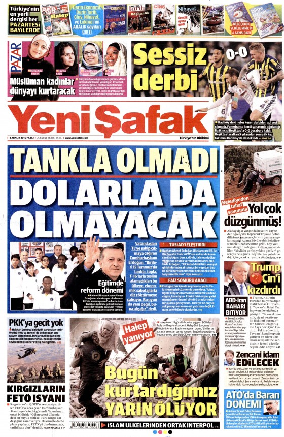 4 Aralık 2016 gazete manşetleri - 583