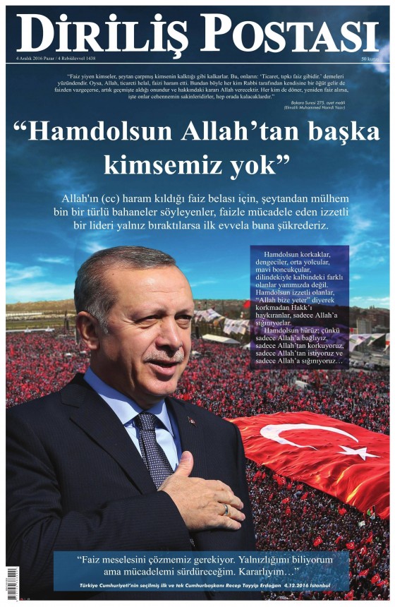 4 Aralık 2016 gazete manşetleri - 587