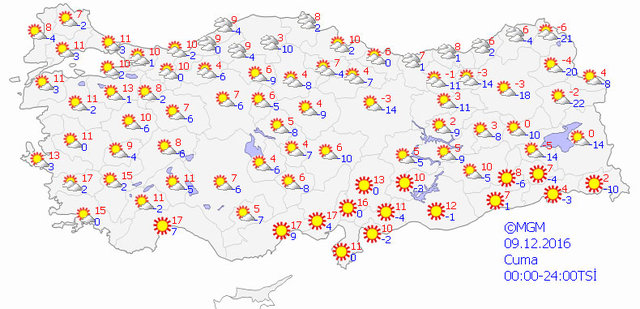 Meteoroloji uyardı: Yoğun kar geliyor! - 14
