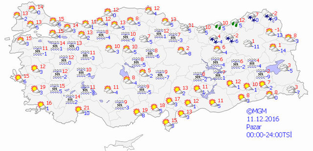 Meteoroloji saat verdi! Yoğun kar yağışı geliyor - 22
