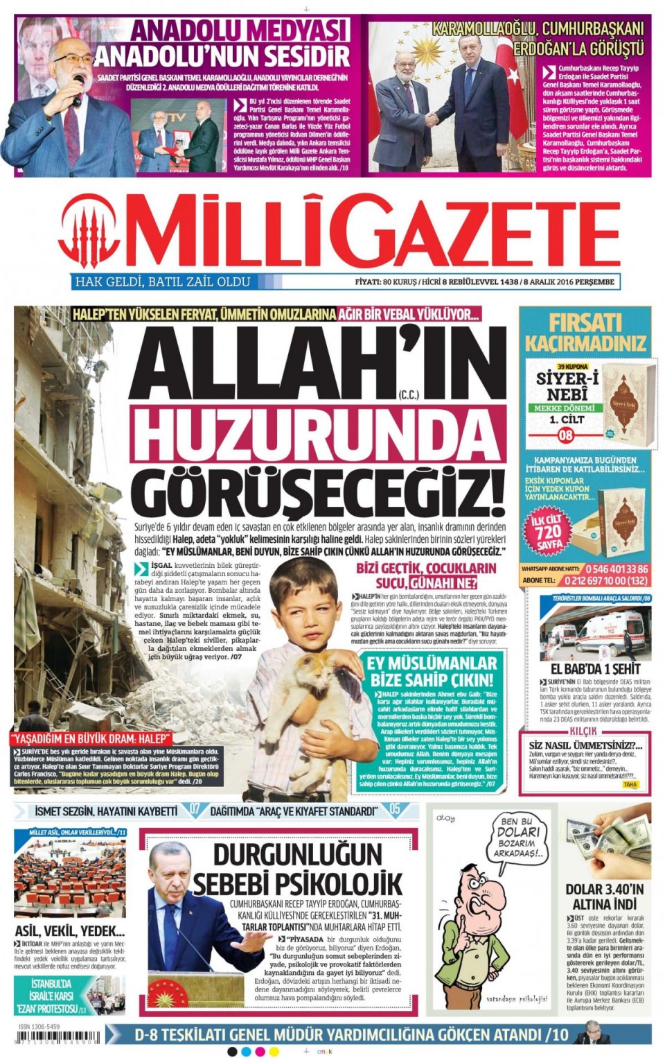 8 Aralık 2016 gazete manşetleri - 242