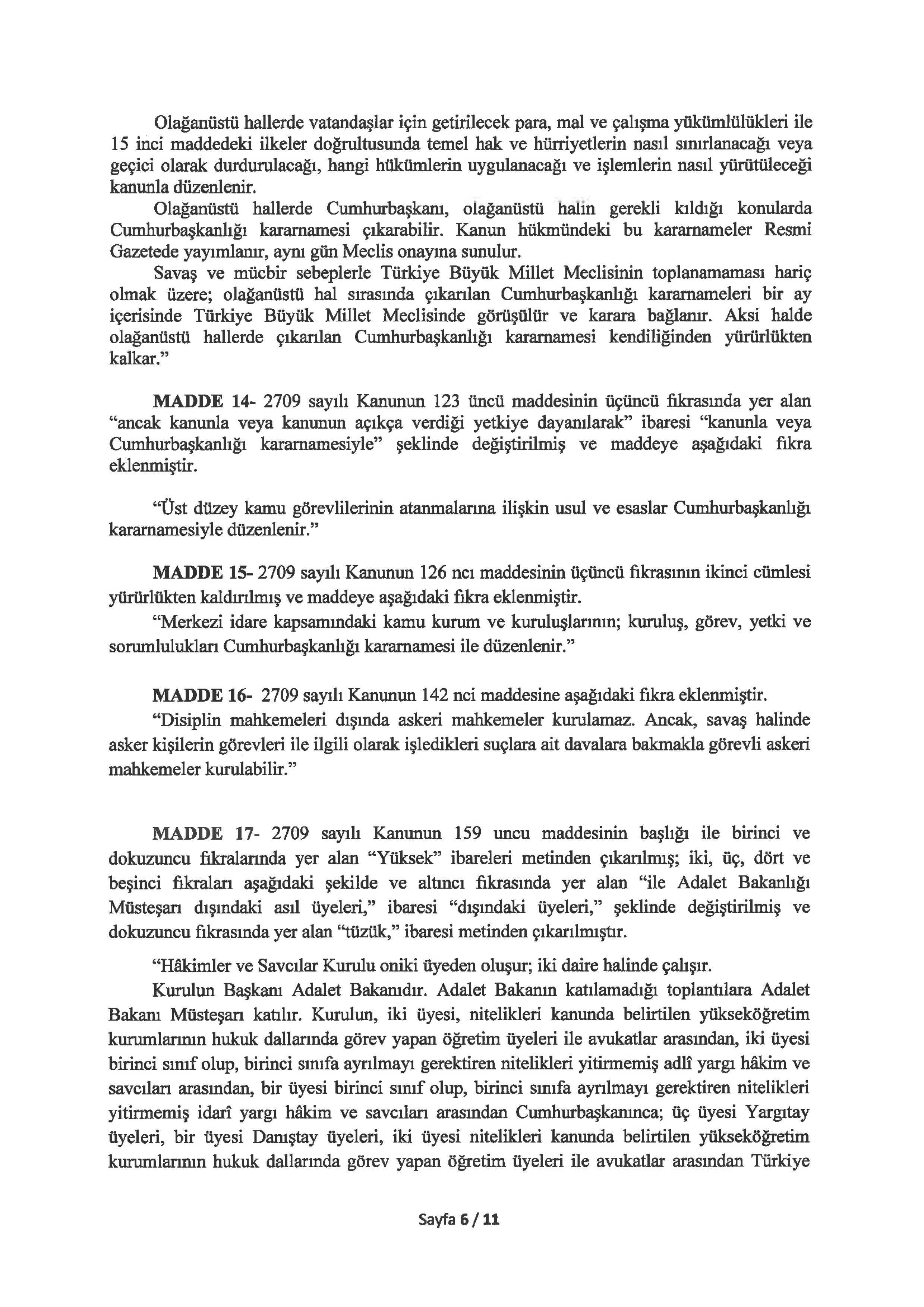 21 maddelik anayasa teklifinin tam metni - 7