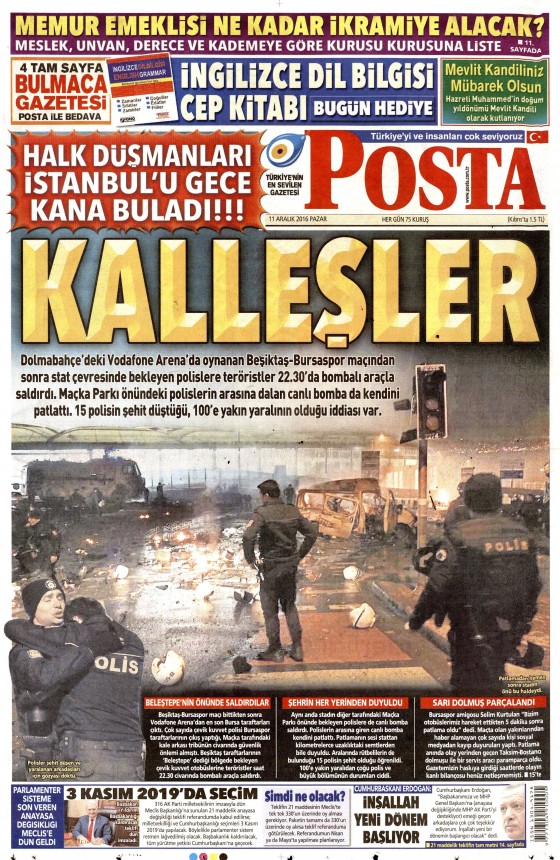 Gazete Manşetleri (11.12.2016) - 3