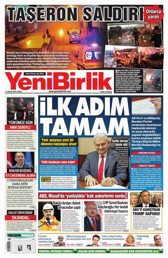 Gazete Manşetleri (11.12.2016) - 9