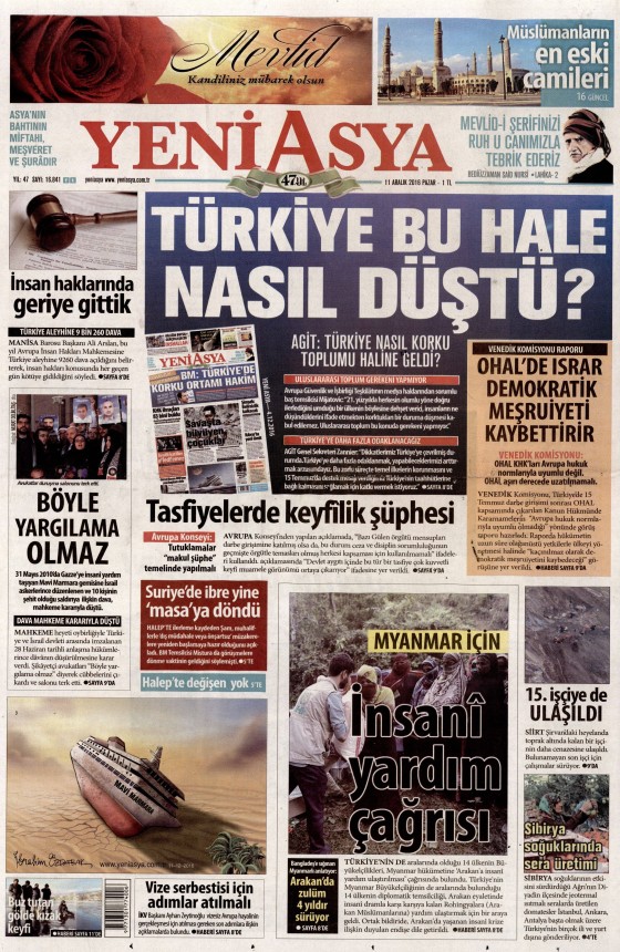 Gazete Manşetleri (11.12.2016) - 19