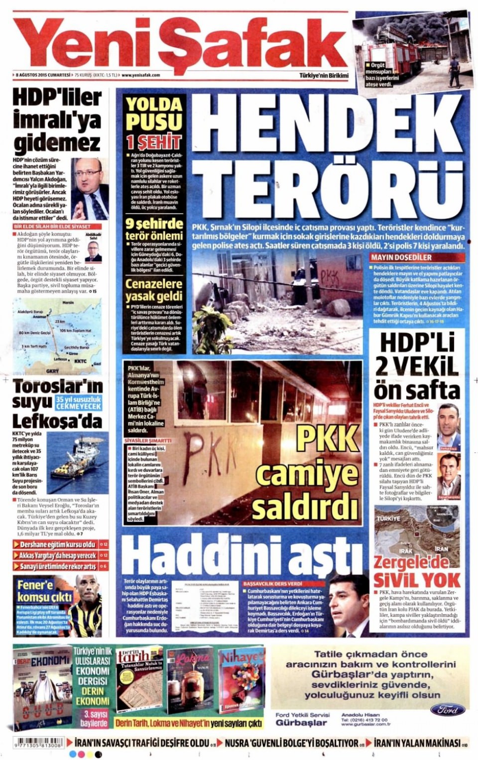 Gazeteler bugün ne yazdı? - 1