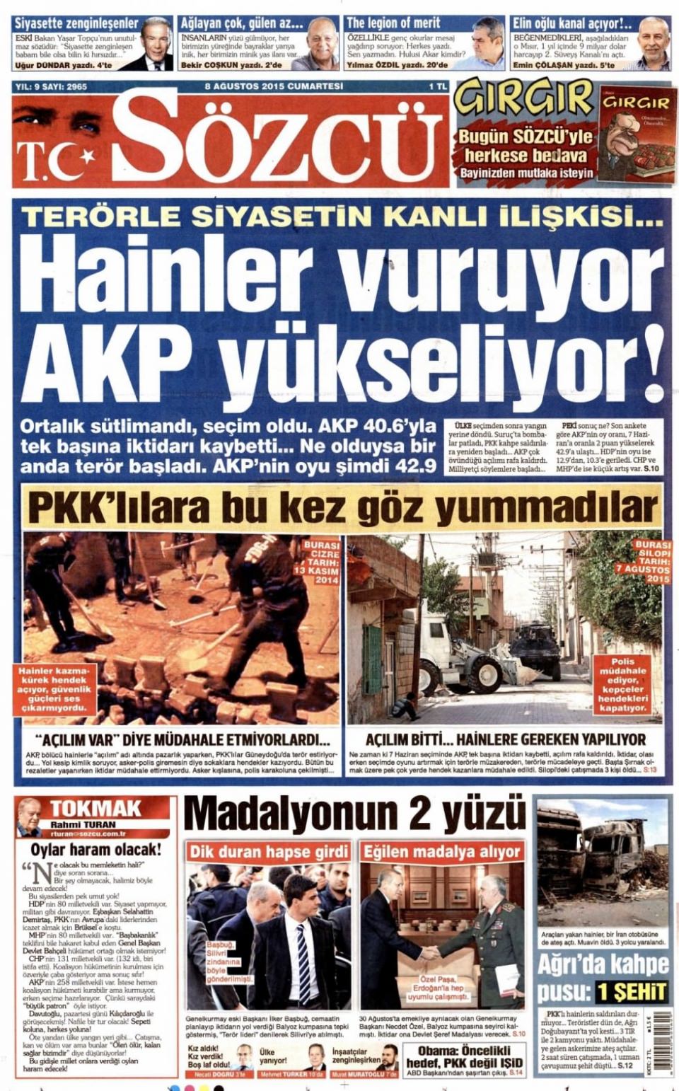 Gazeteler bugün ne yazdı? - 6