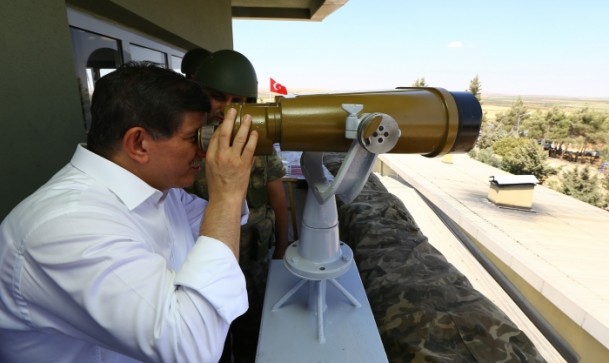 Davutoğlu Dağ Hudut Karakolu'nu ziyaret etti - 9