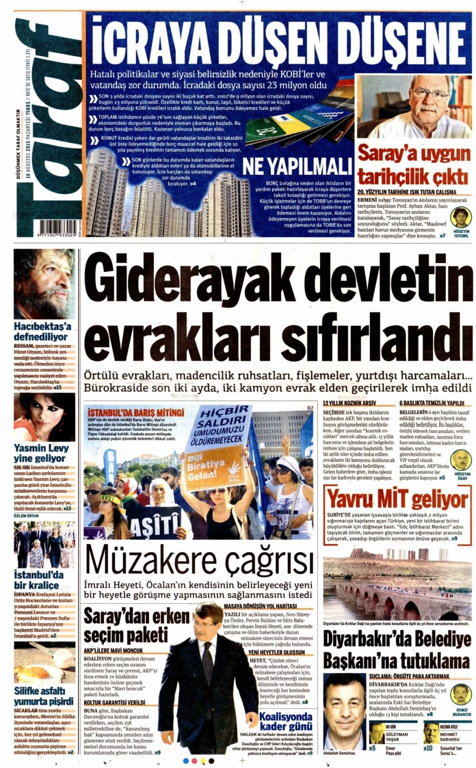 Gazeteler bugün ne yazdı? - 10