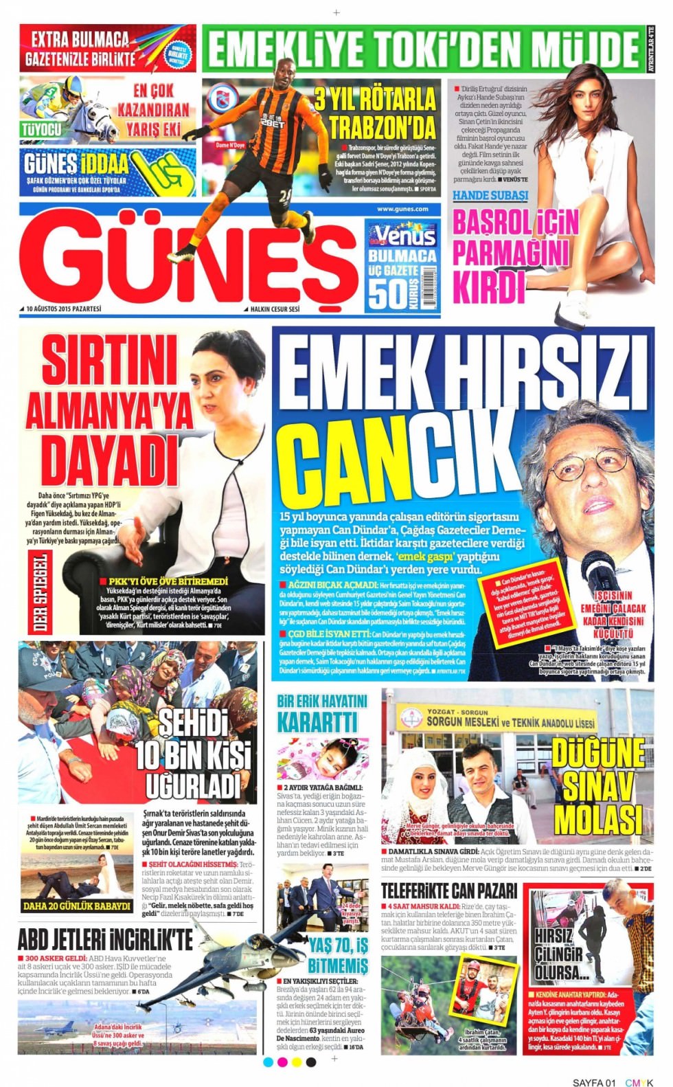 Gazeteler bugün ne yazdı? - 20