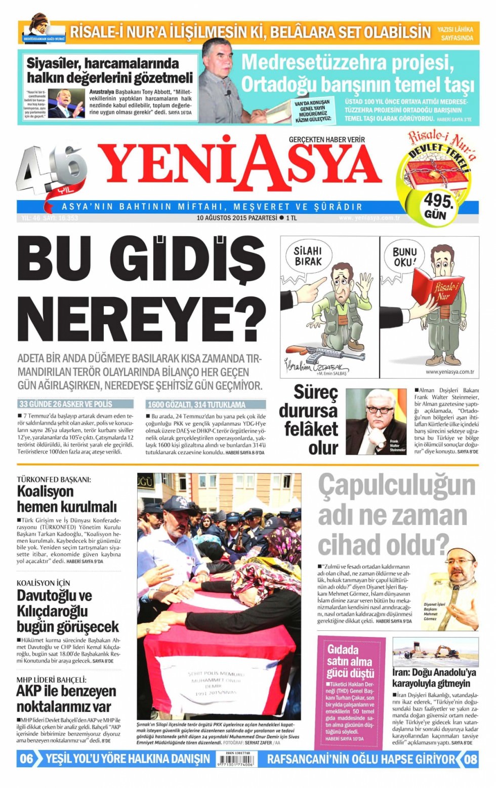 Gazeteler bugün ne yazdı? - 14