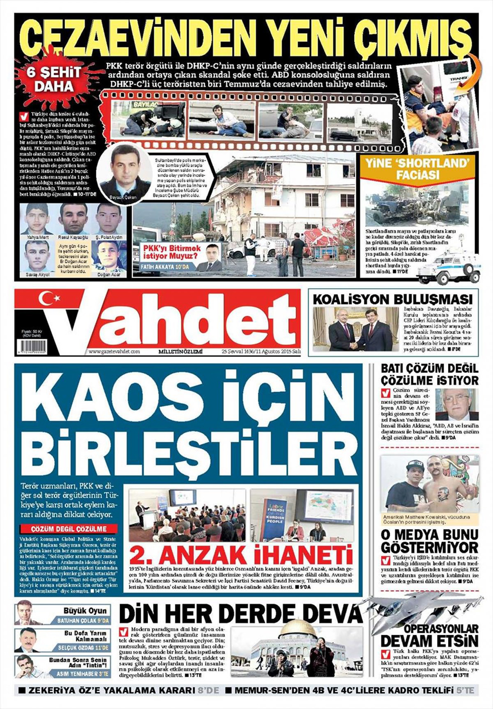 Gazeteler bugün ne yazdı? - 28
