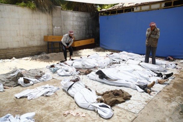 Suriye'de pazar yerine hava saldırısı - 12