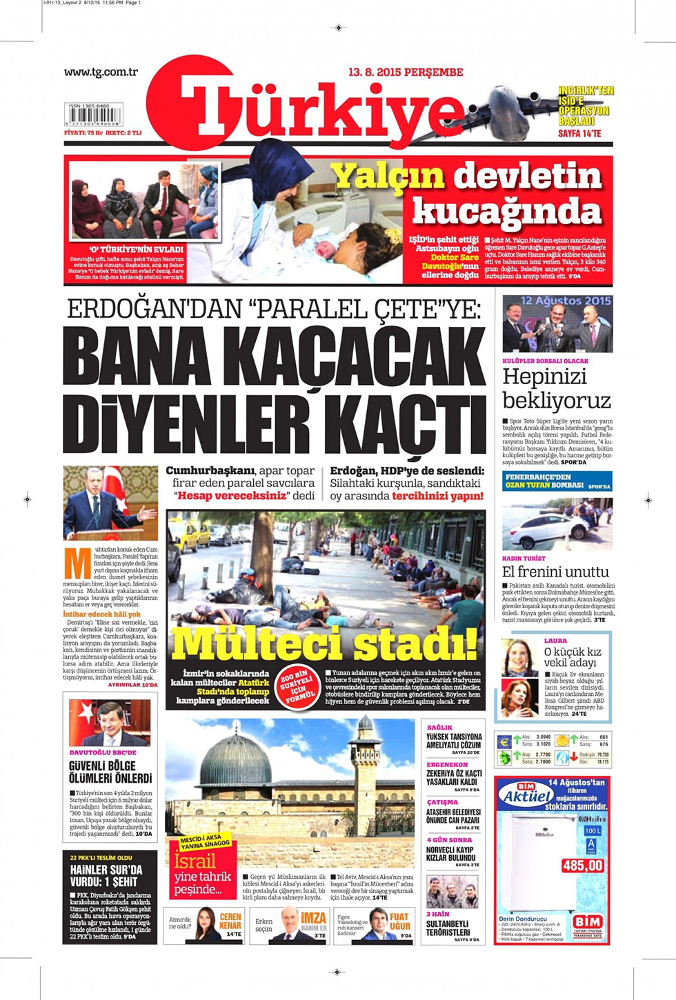 Gazeteler bugün ne yazdı? - 15