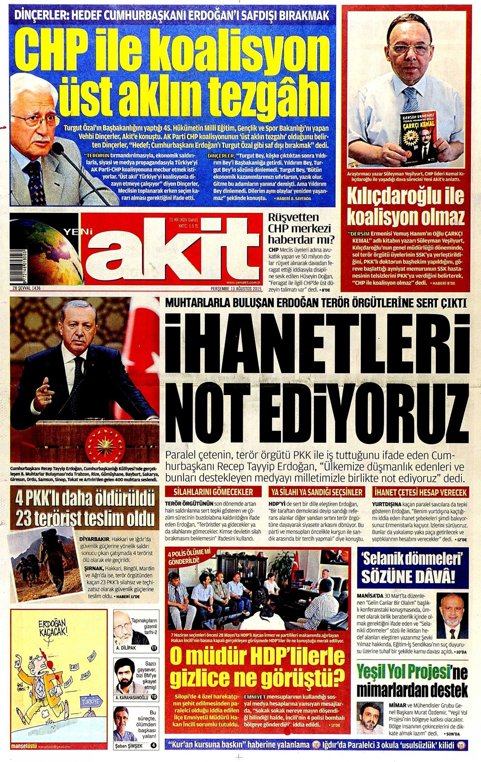 Gazeteler bugün ne yazdı? - 3