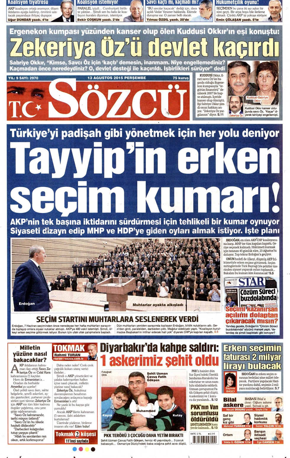 Gazeteler bugün ne yazdı? - 14