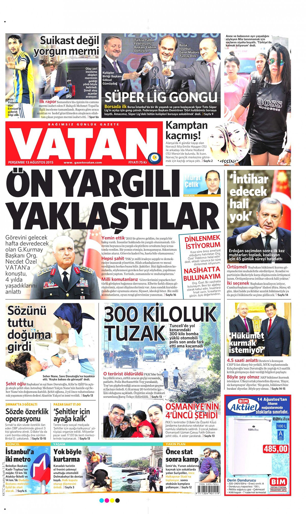 Gazeteler bugün ne yazdı? - 8