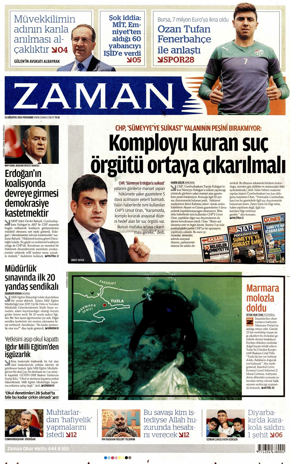 Gazeteler bugün ne yazdı? - 26