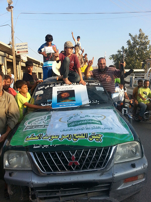 Atme'de koalisyon katliamı protesto edildi - 7