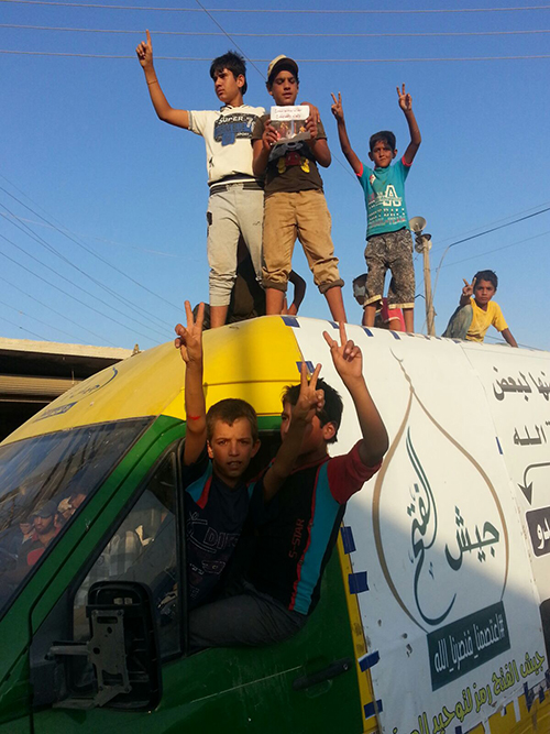Atme'de koalisyon katliamı protesto edildi - 1