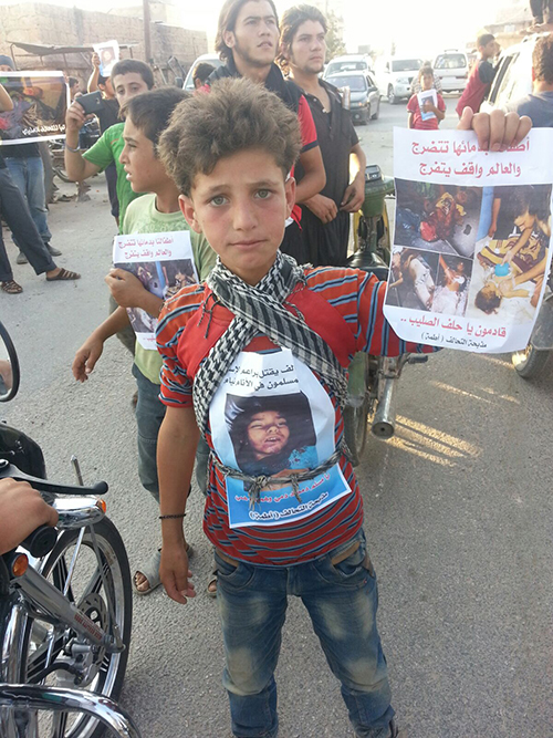 Atme'de koalisyon katliamı protesto edildi - 6