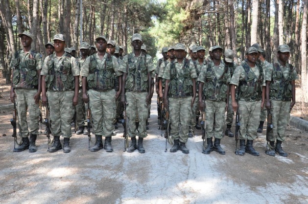 Somalili astsubaylar Balıkesir'de eğitiliyor - 772