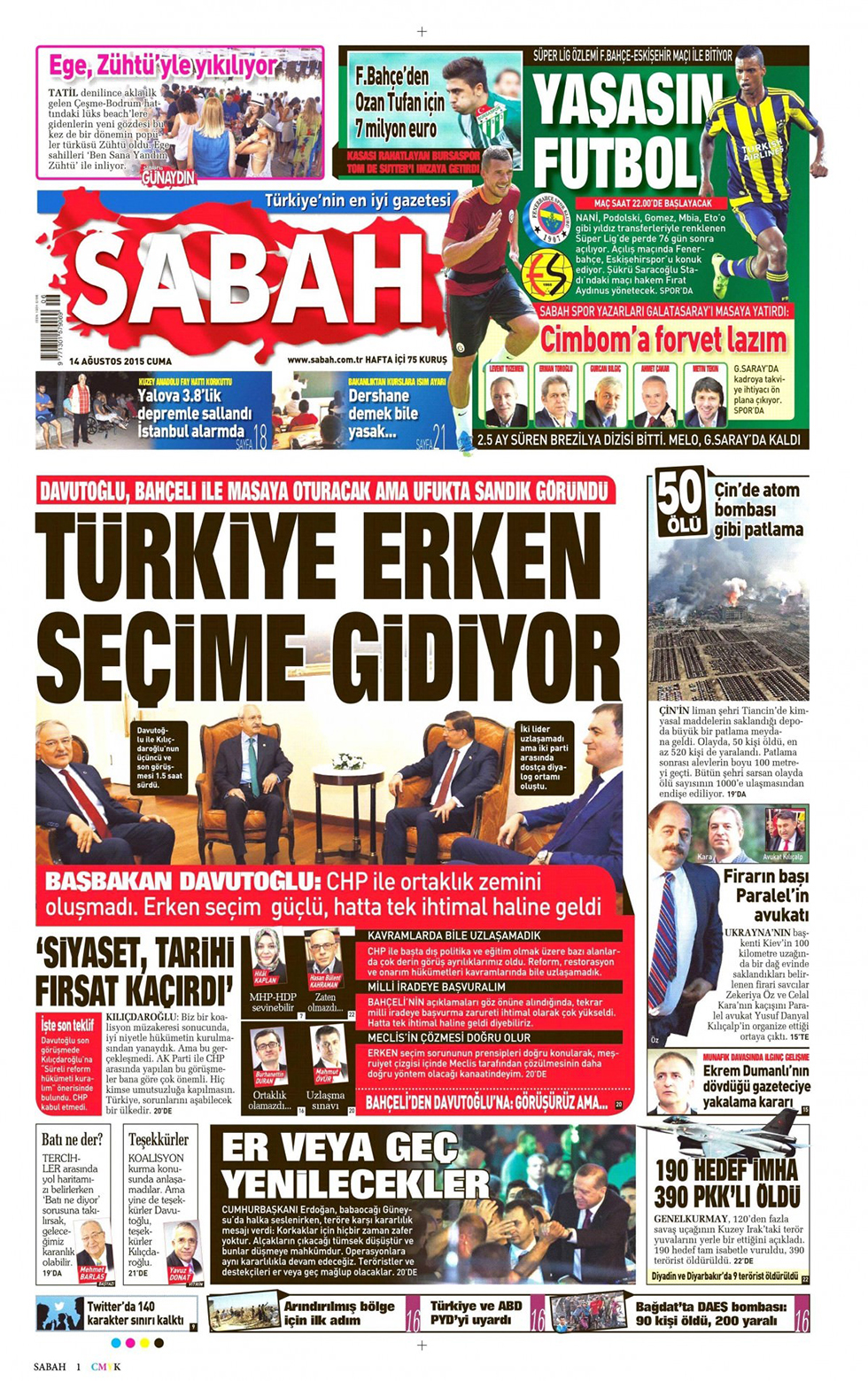 Gazeteler bugün ne yazdı? - 2