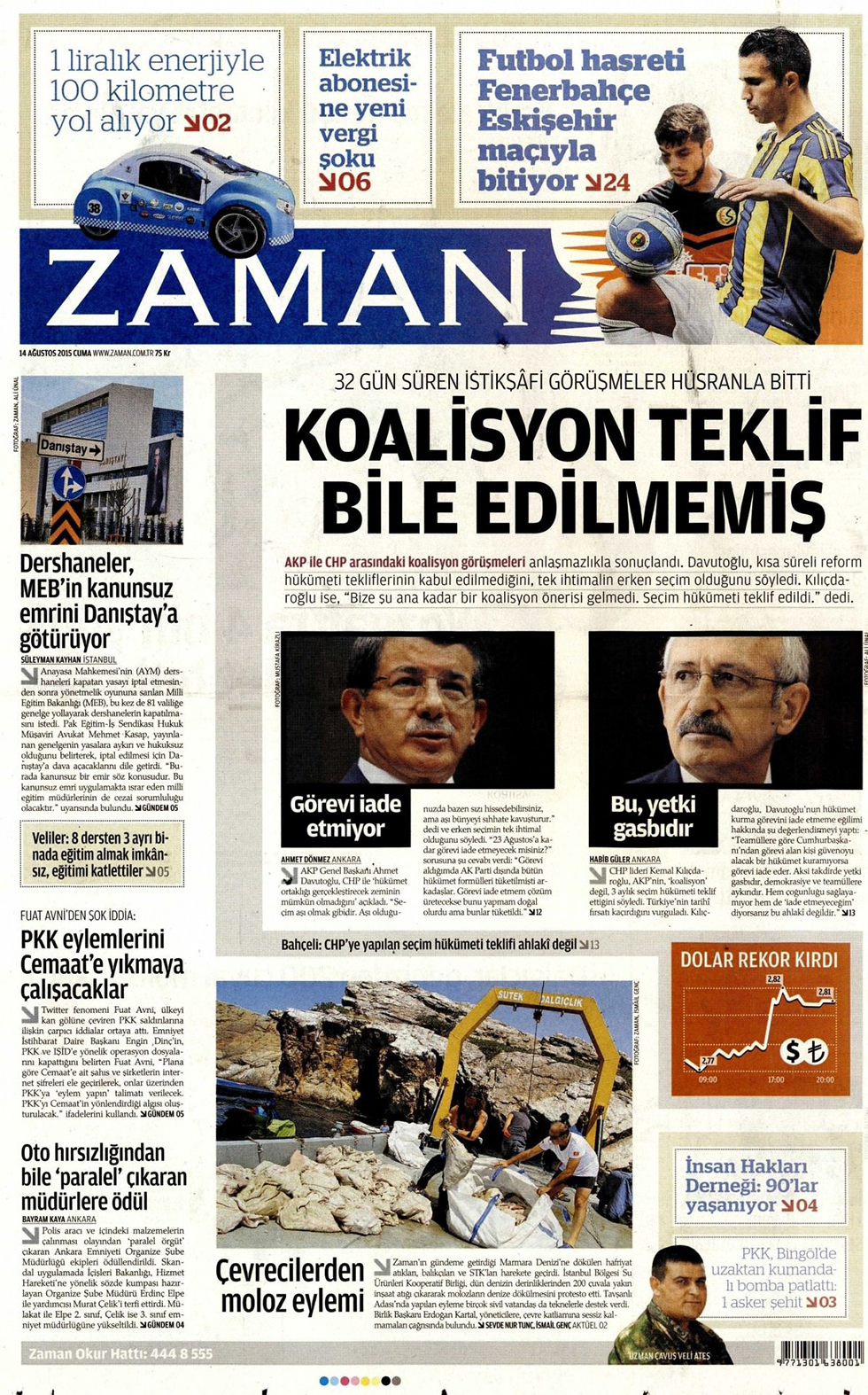 Gazeteler bugün ne yazdı? - 8