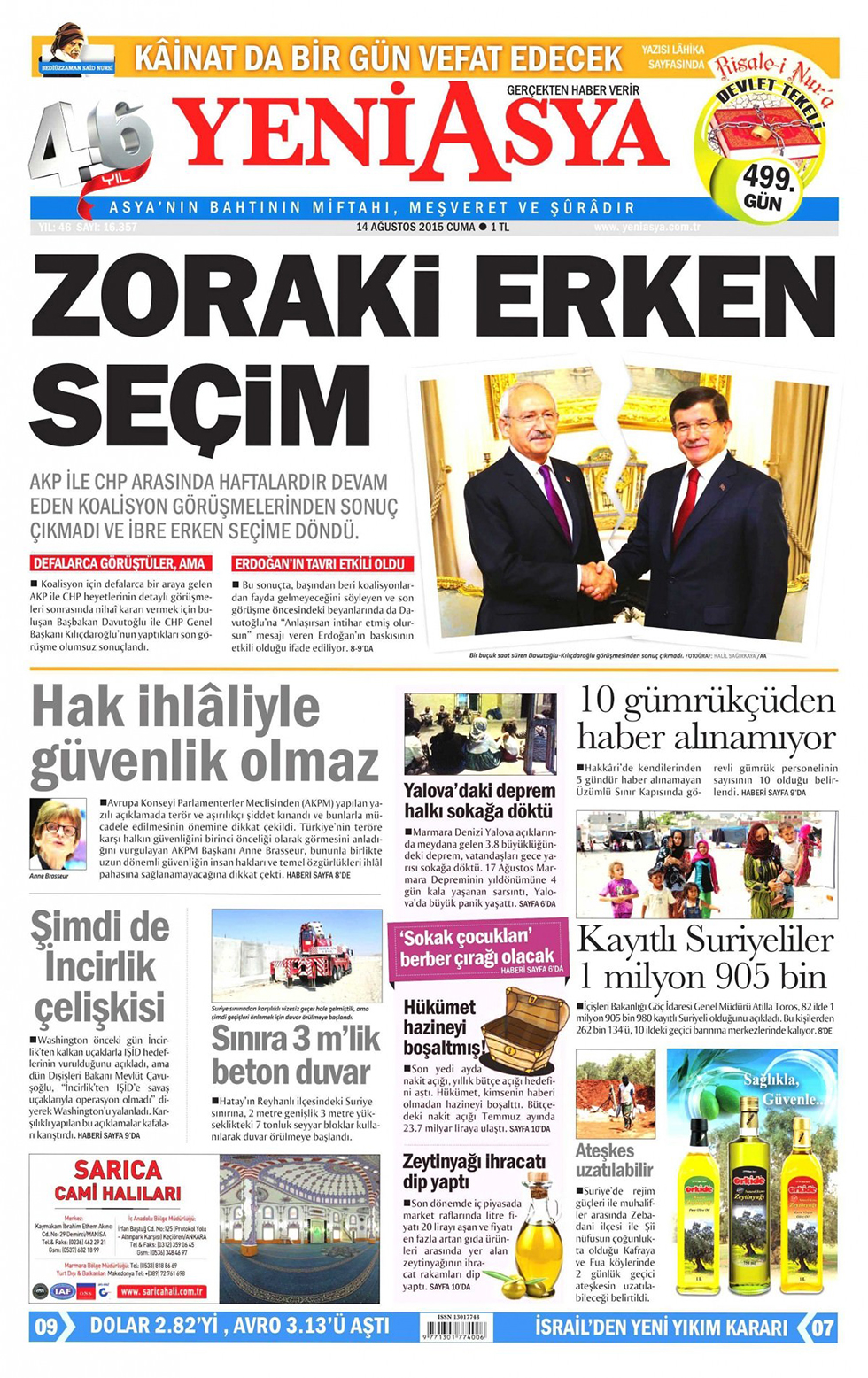 Gazeteler bugün ne yazdı? - 7