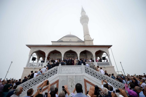 Erdoğan Kıbledağı Camisi'ni açtı - 18