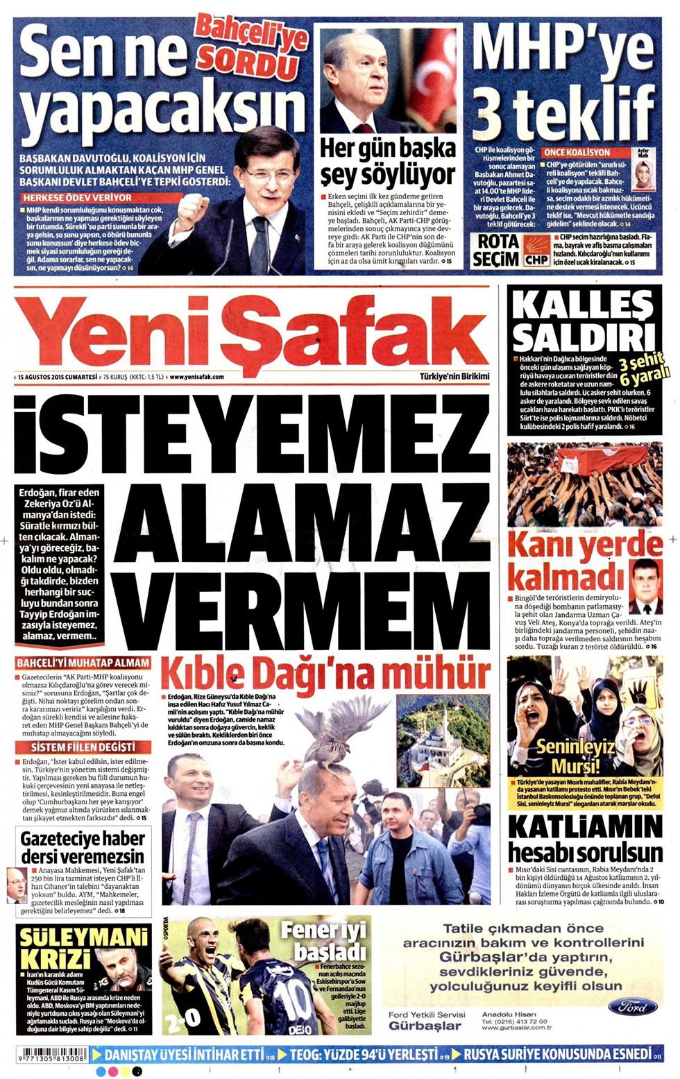 Gazeteler bugün ne yazdı? - 9