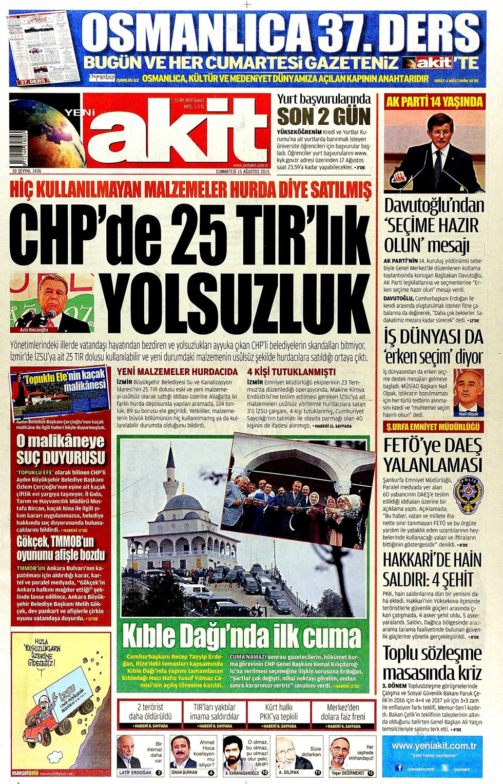 Gazeteler bugün ne yazdı? - 16