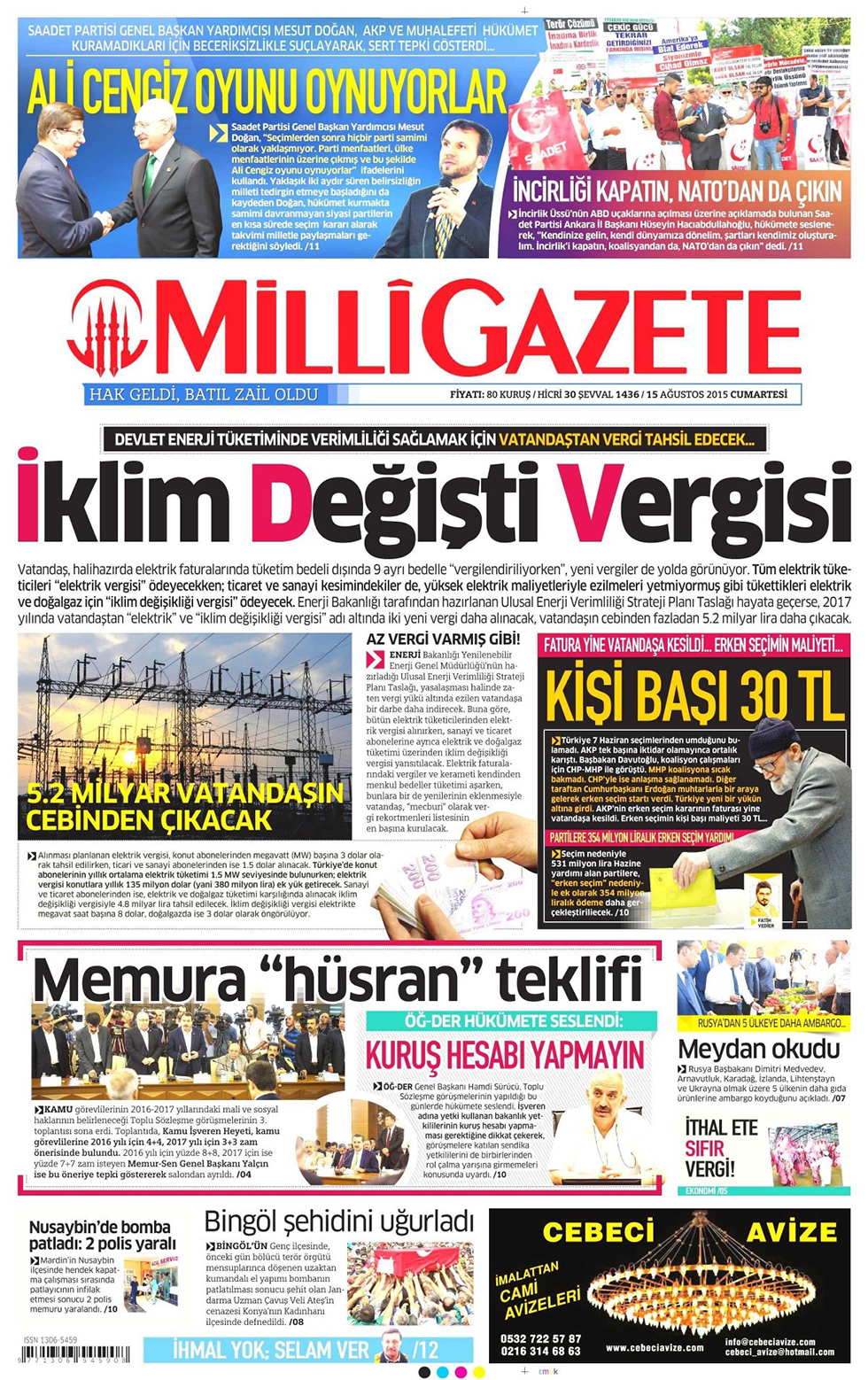 Gazeteler bugün ne yazdı? - 2