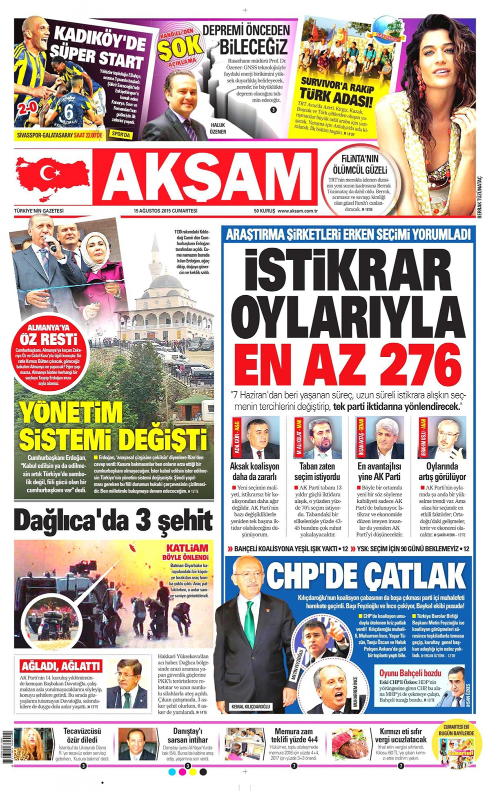 Gazeteler bugün ne yazdı? - 12