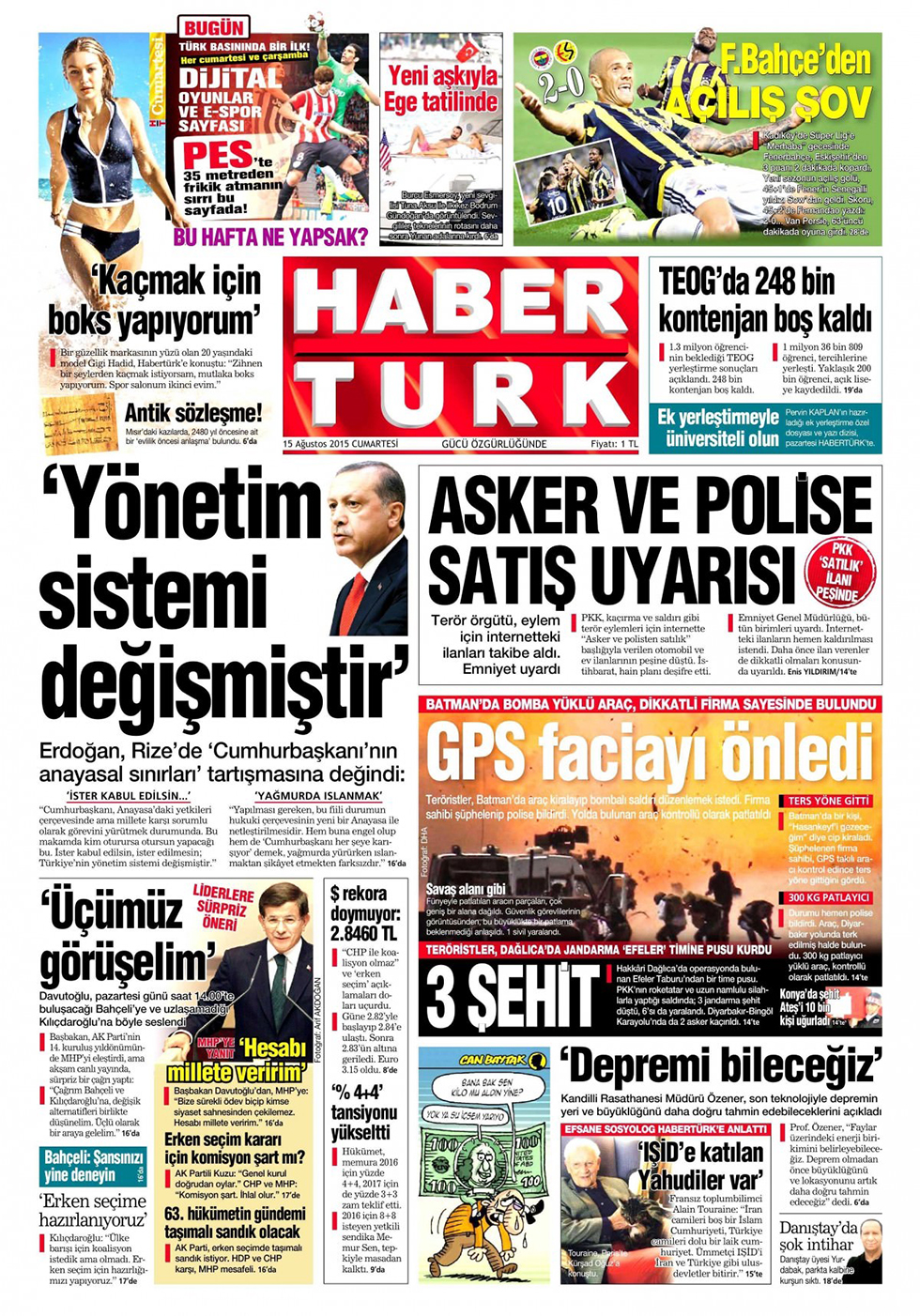 Gazeteler bugün ne yazdı? - 8