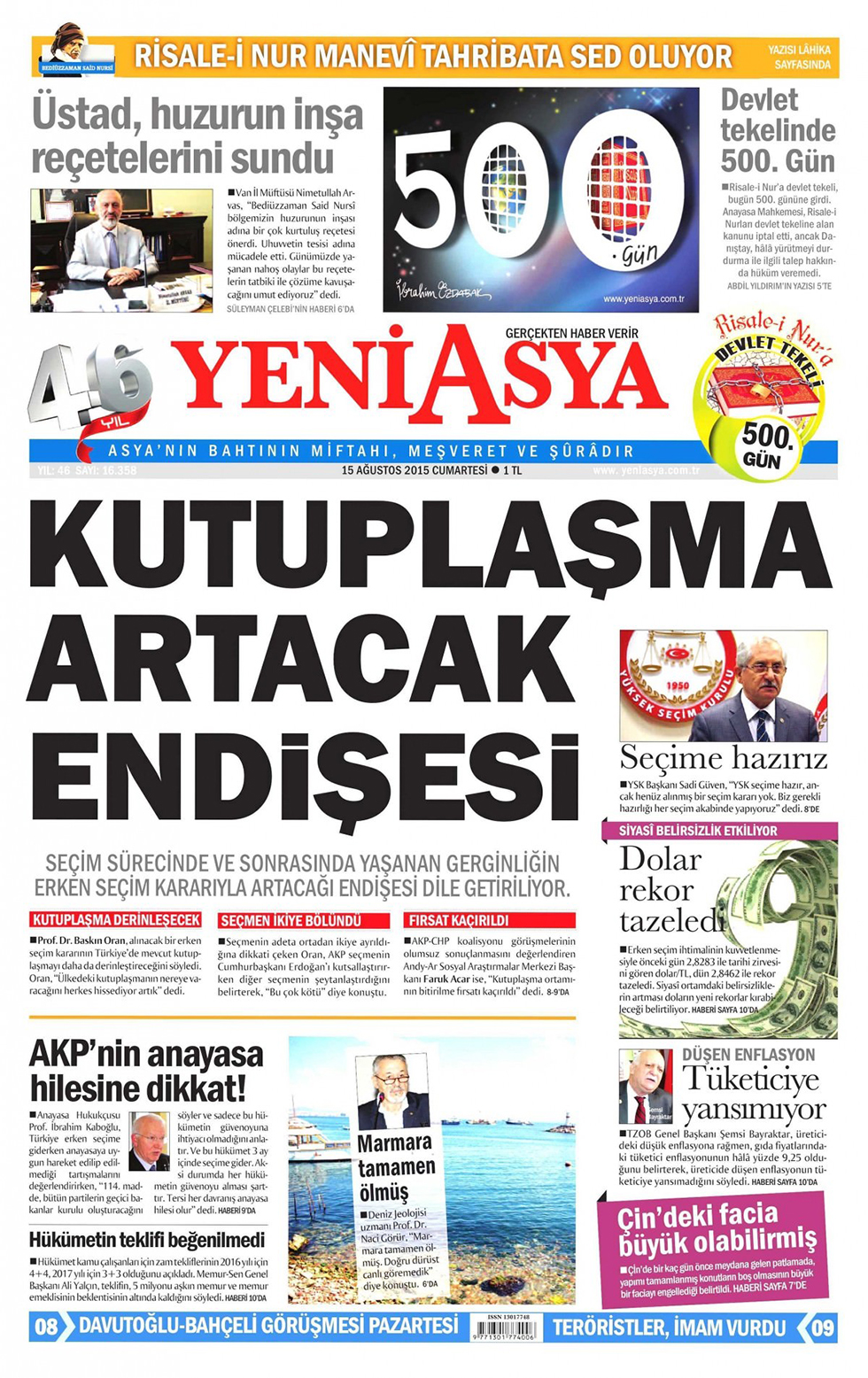 Gazeteler bugün ne yazdı? - 6