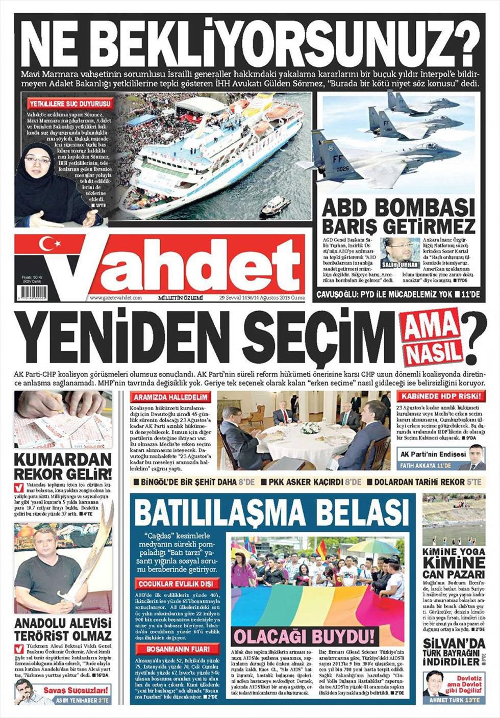 Gazeteler bugün ne yazdı? - 19