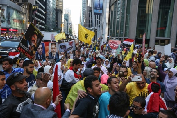 Rabia katliamı New York'ta protesto edildi - 4